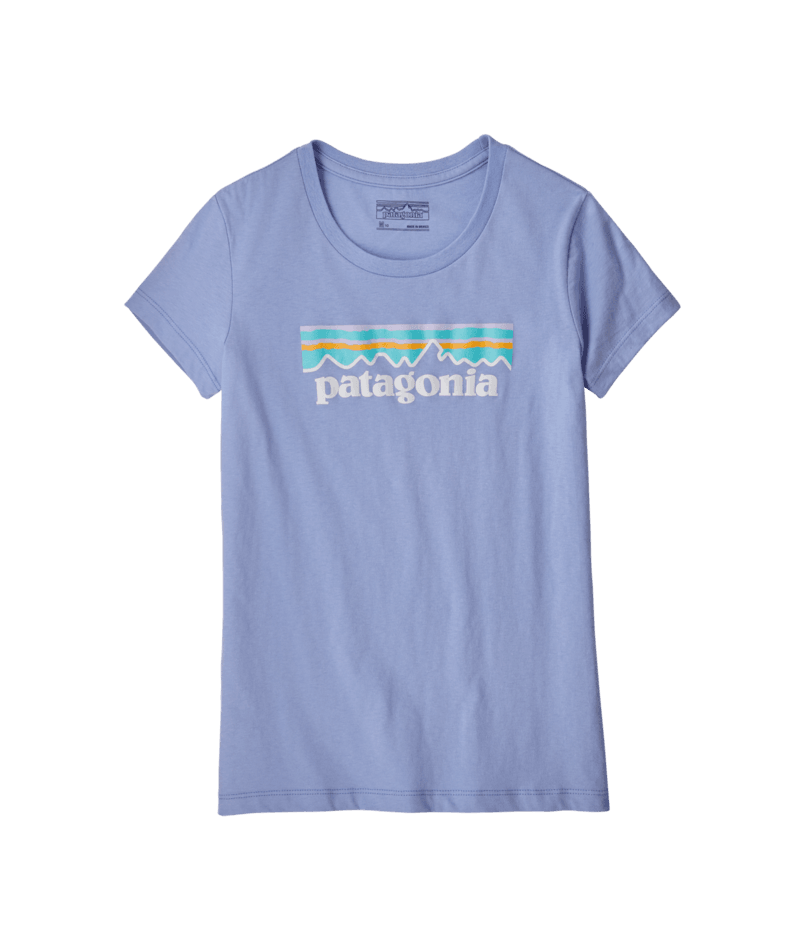 Patagonia Girls' Pastel P-6 Logo Organic T-Shirt | J&H Outdoors