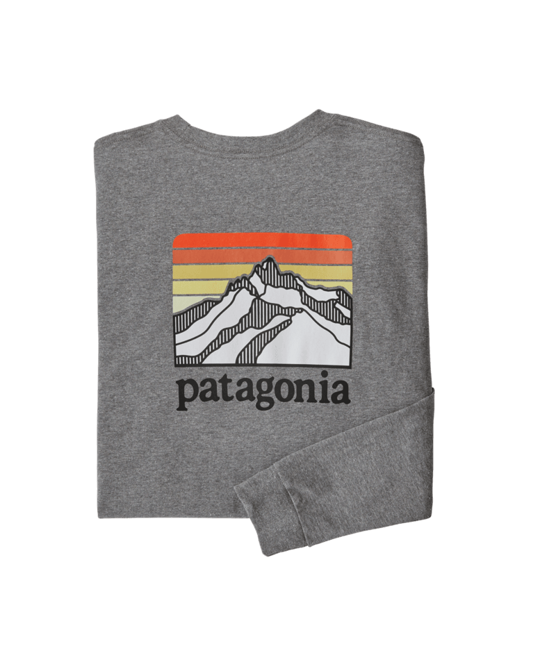 Patagonia Men's Long-Sleeved Line Logo Ridge Responsibili-Tee | J&H Outdoors