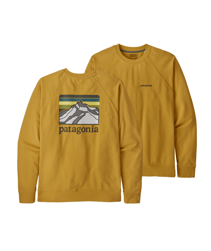 Patagonia Men's Line Logo Ridge Organic Crew Sweatshirt | J&H Outdoors
