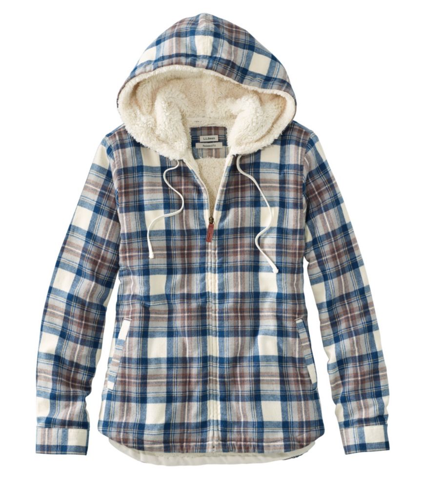 Women's Scotch Plaid Sherpa Lined Zip Hoodie – J&H Outdoors