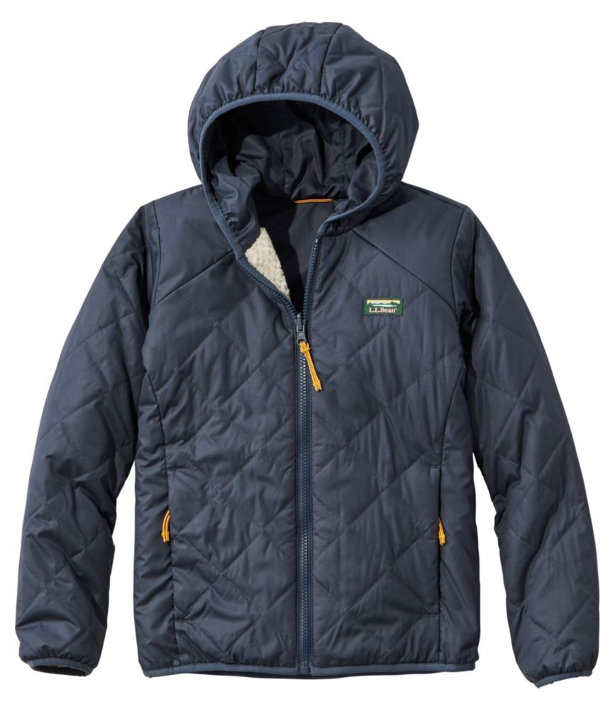 L.L.Bean Kid's Mountain Bound Reversible Hooded Jacket | J&H Outdoors