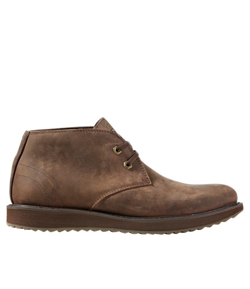 L.L.Bean Men's Stonington Chukka Boot Leather Deepest Brown / Medium