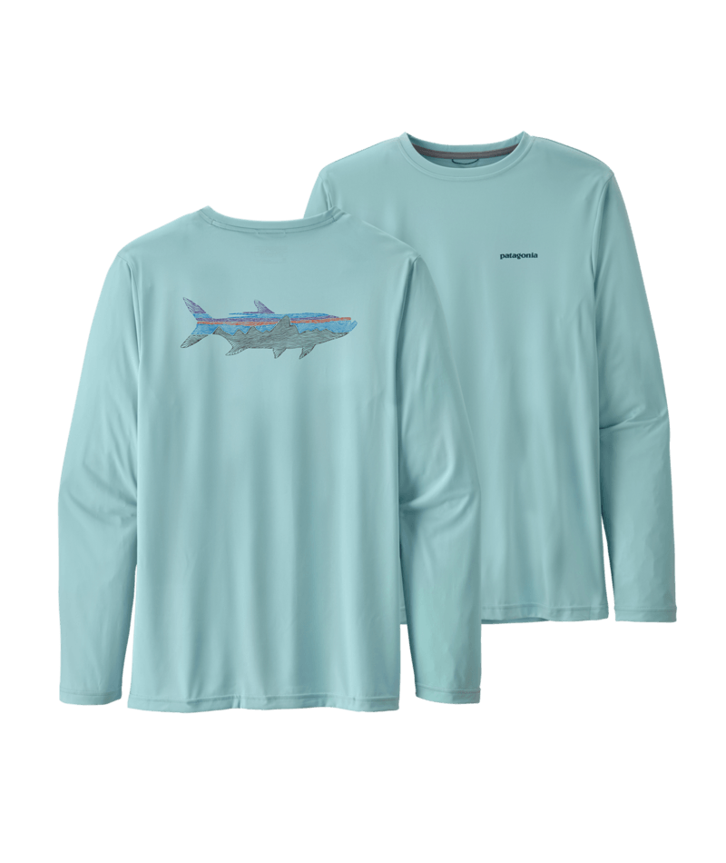 Patagonia Men's Long-Sleeved Capilene Cool Daily Fish Graphic Shirt | J&H Outdoors