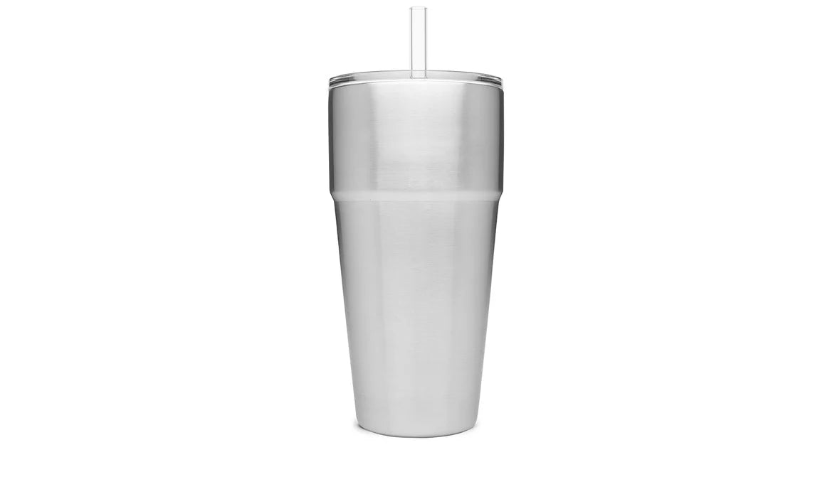 Yeti Rambler 26oz Stackable Cup with Straw Lid - Stainless Steel