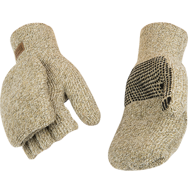 Kinco Lined Knit Shell Half-Finger with Convertible Mitt Hood | J&H Outdoors