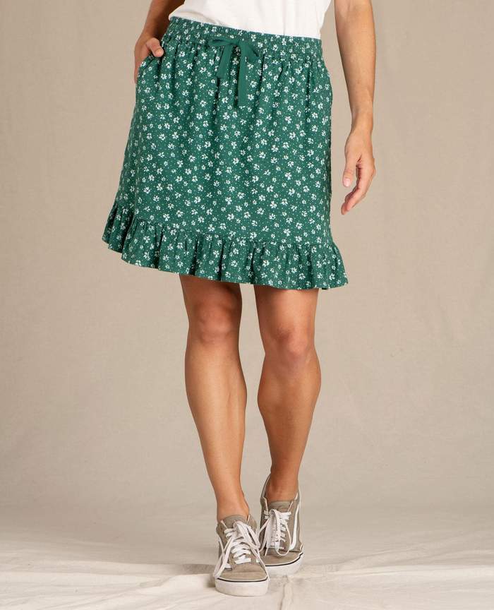 Toad&Co. Women's Taj Hemp Ruffle Skirt | J&H Outdoors