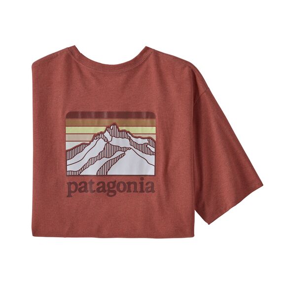 Patagonia Men's Line Logo Ridge Pocket Responsibili-Tee | J&H Outdoors
