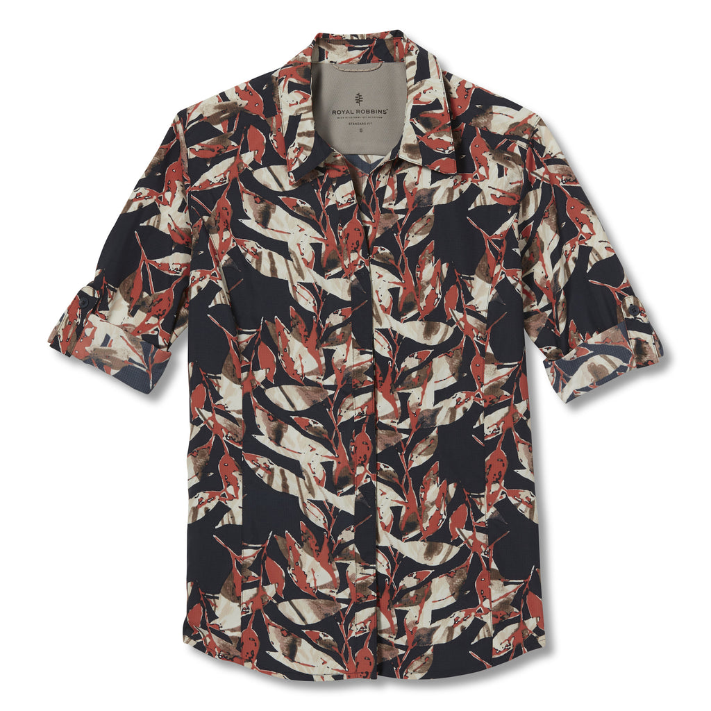 Royal Robbins Women's Expedition Print 3/4 Sleeve | J&H Outdoors