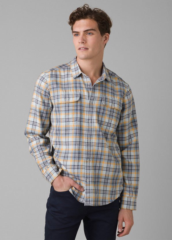 prAna Men's Edgewater Long Sleeve Shirt | J&H Outdoors
