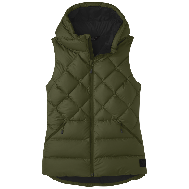 Outdoor Research Women's Coldfront Hooded Down Vest | J&H Outdoors
