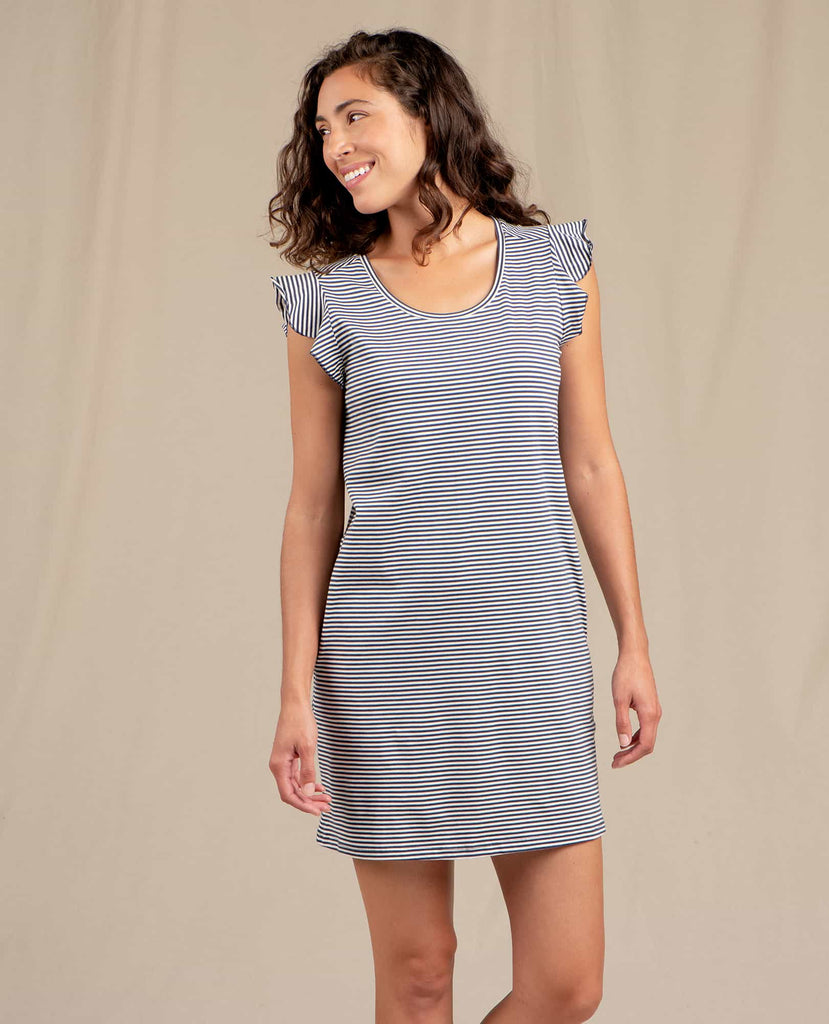 Toad&Co. Women's Rufflita Short Sleeve Dress | J&H Outdoors