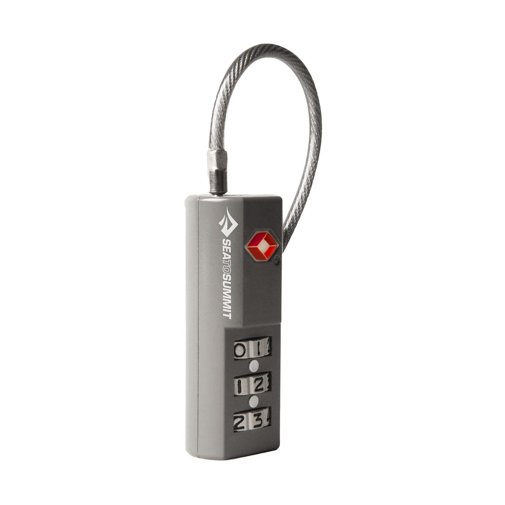 Sea to Summit TSA Travel Lock - Combination with Cable | J&H Outdoors
