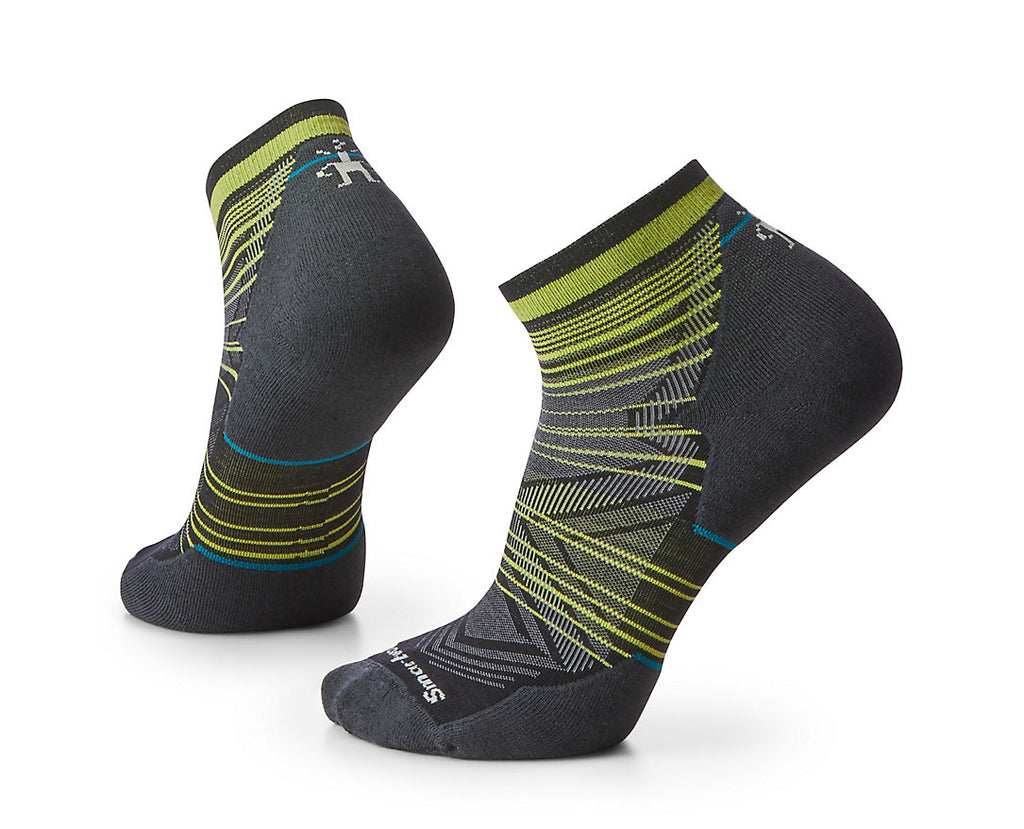 Smartwool Run Targeted Cushion Pattern Ankle Socks | J&H Outdoors