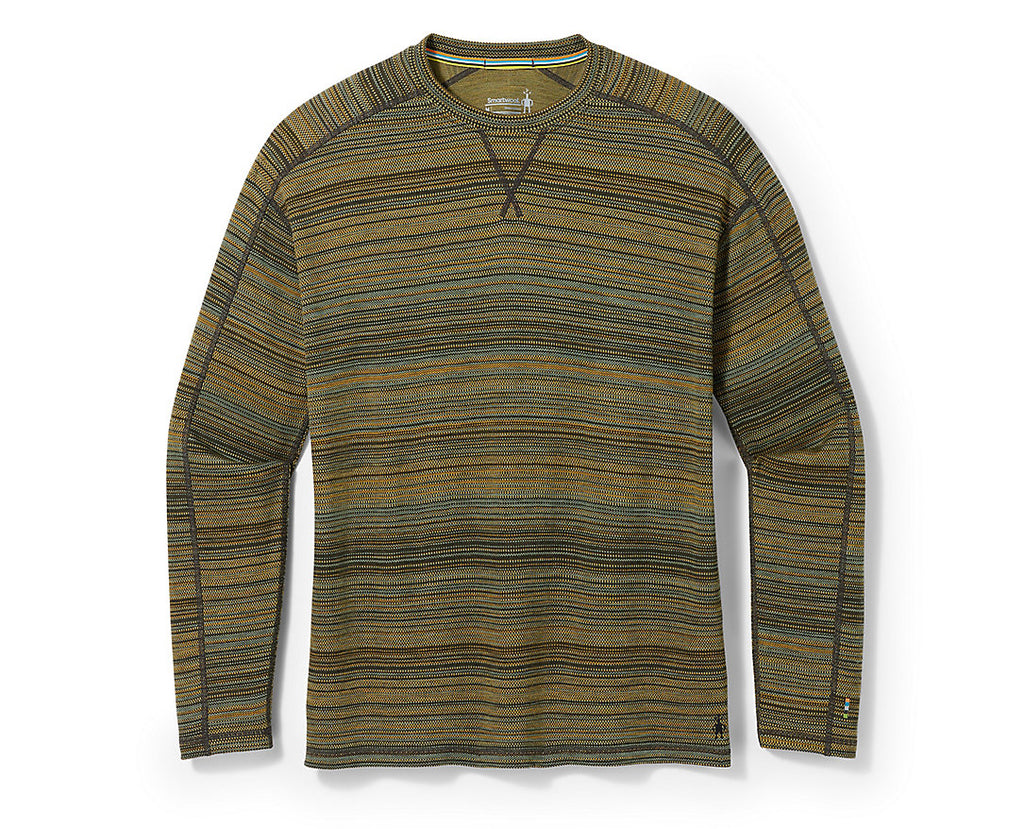 Smartwool Unisex Thermal Pattern Crew | Past Season Model North Woods Heather Color Shift