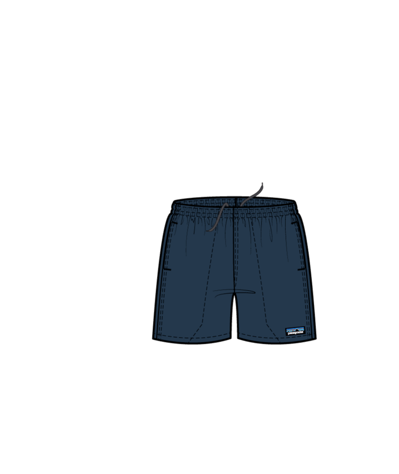 2020 Patagonia Mens 5” Printed Baggies Shorts, Alligators & Bullfrogs (S)