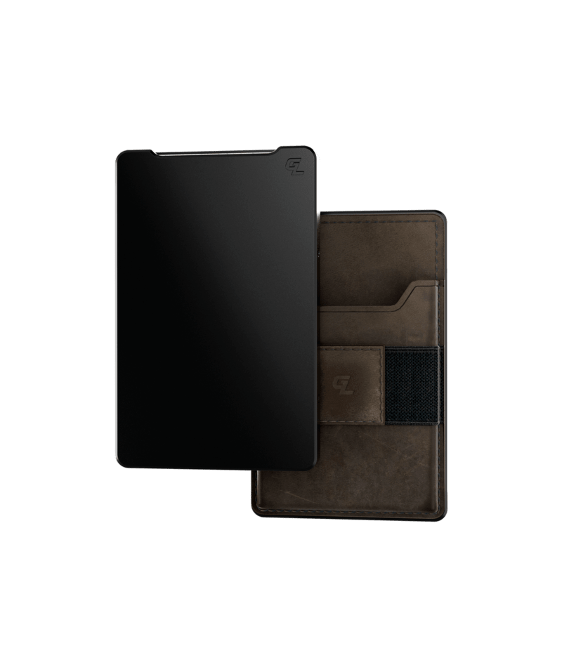 Groove Life Groove Wallet Leather Midnight Black Brown Leather