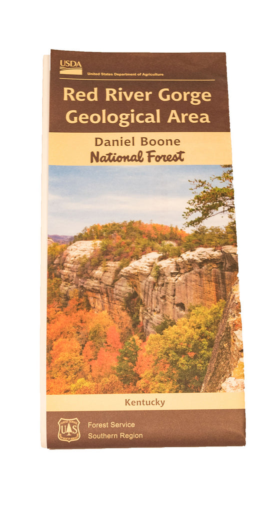 Guide Books USFS Red River Gorge Topographic Map | J&H Outdoors