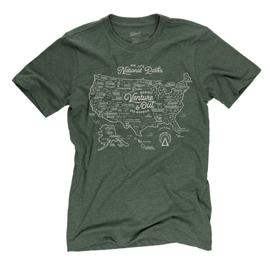 The Landmark Project NPS Map Tee | J&H Outdoors
