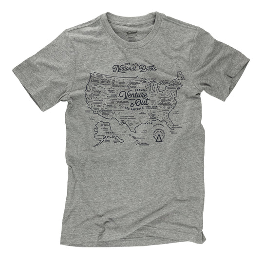 The Landmark Project NPS Map Tee | J&H Outdoors