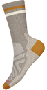Smartwool Women's Hike Light Cushion Tube Stripe Crew Socks Taupe-Natural Marl