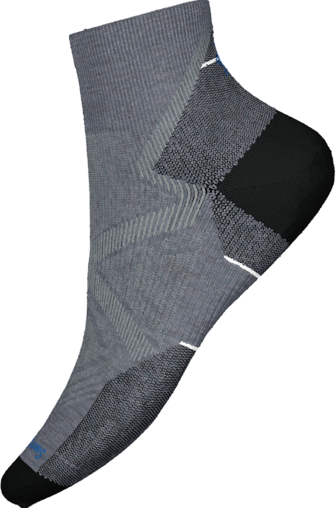Smartwool Run Zero Cushion Ankle Socks Medium Gray