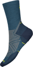 Smartwool Run Zero Cushion Mid Crew Socks Twilight Blue