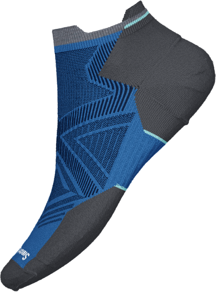 Smartwool Run Targeted Cushion Low Ankle Socks Laguna Blue