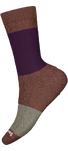 Smartwool Everyday Color Block Cable Crew Socks.