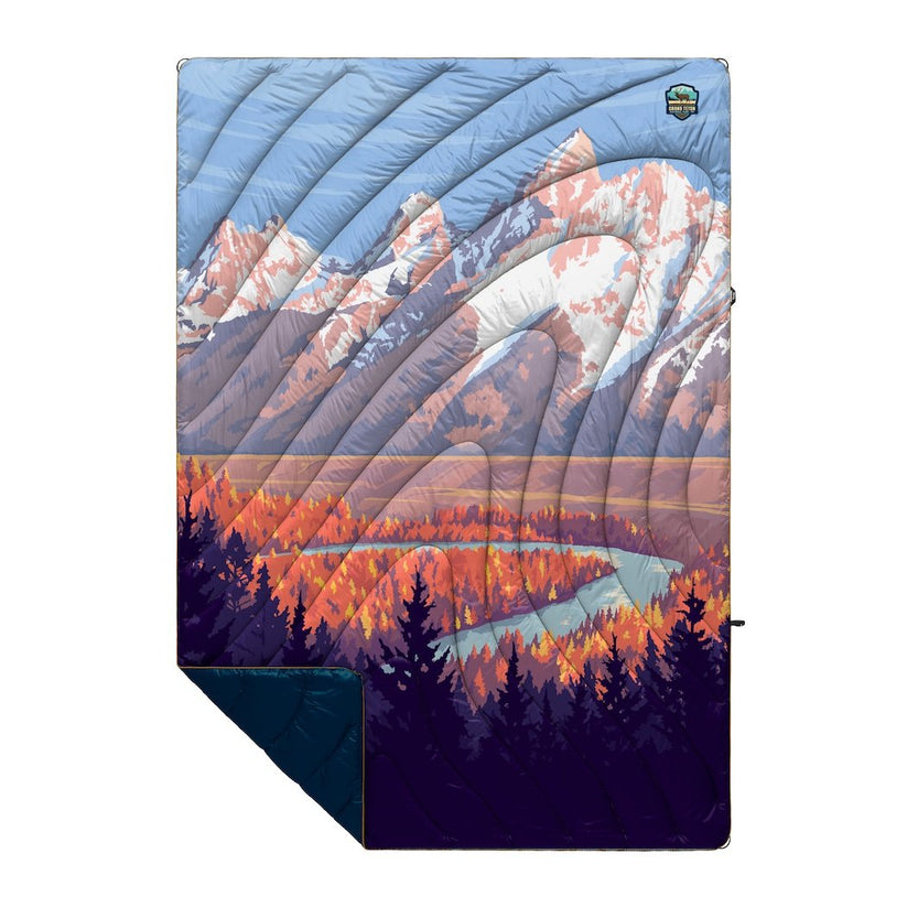 RUMPL Original Puffy Blanket 1 Person - National Parks Edition | J&H Outdoors